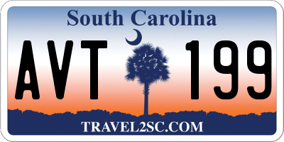 SC license plate AVT199