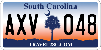 SC license plate AXV048