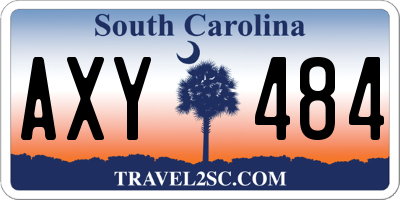 SC license plate AXY484