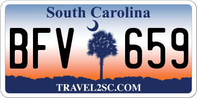 SC license plate BFV659