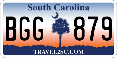 SC license plate BGG879