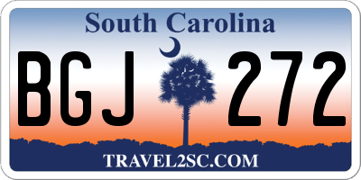 SC license plate BGJ272