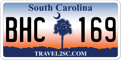 SC license plate BHC169