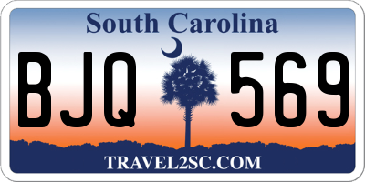 SC license plate BJQ569