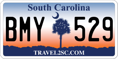 SC license plate BMY529