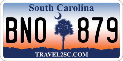 SC license plate BNO879