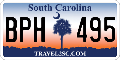 SC license plate BPH495