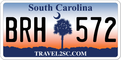 SC license plate BRH572