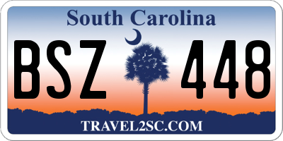 SC license plate BSZ448