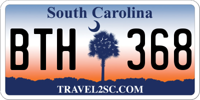 SC license plate BTH368