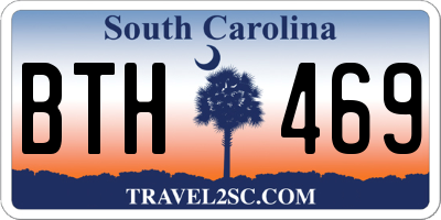 SC license plate BTH469