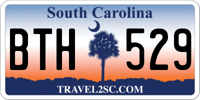 SC license plate BTH529