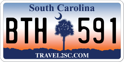 SC license plate BTH591