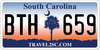SC license plate BTH659