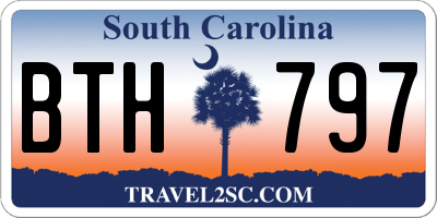 SC license plate BTH797