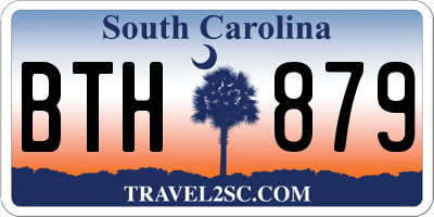 SC license plate BTH879