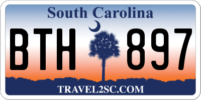 SC license plate BTH897