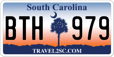 SC license plate BTH979