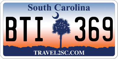 SC license plate BTI369