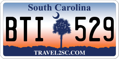 SC license plate BTI529