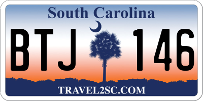 SC license plate BTJ146