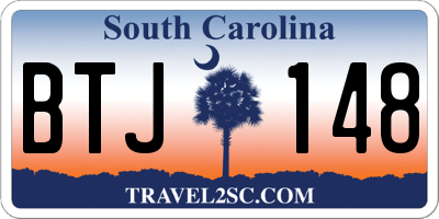 SC license plate BTJ148
