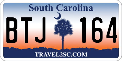 SC license plate BTJ164