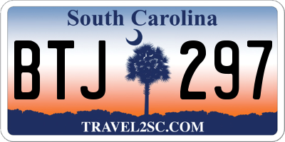 SC license plate BTJ297