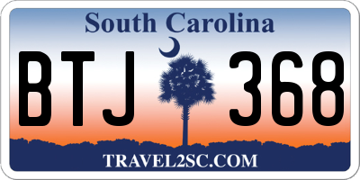 SC license plate BTJ368