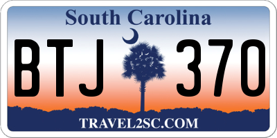SC license plate BTJ370