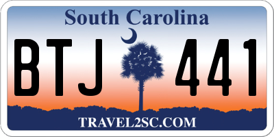 SC license plate BTJ441
