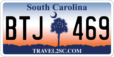 SC license plate BTJ469