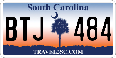SC license plate BTJ484
