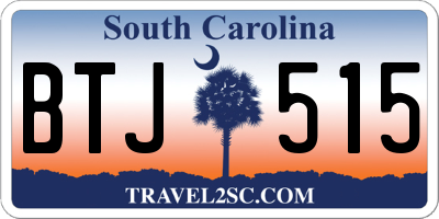 SC license plate BTJ515