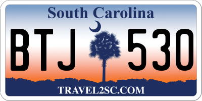 SC license plate BTJ530