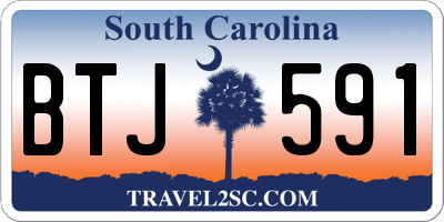 SC license plate BTJ591