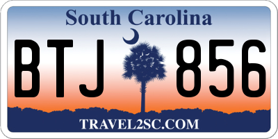 SC license plate BTJ856