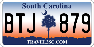SC license plate BTJ879