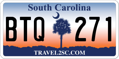 SC license plate BTQ271