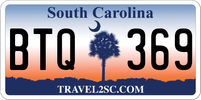 SC license plate BTQ369