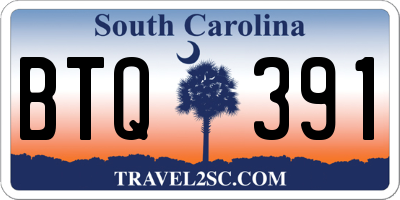 SC license plate BTQ391