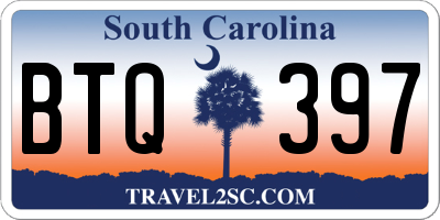 SC license plate BTQ397