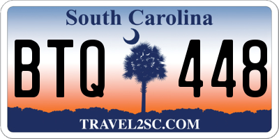 SC license plate BTQ448