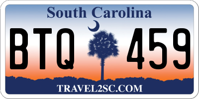 SC license plate BTQ459
