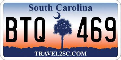 SC license plate BTQ469