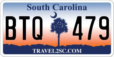 SC license plate BTQ479