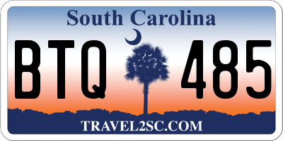 SC license plate BTQ485