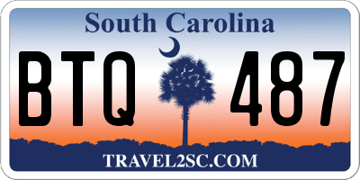 SC license plate BTQ487