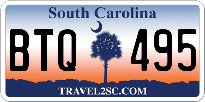 SC license plate BTQ495