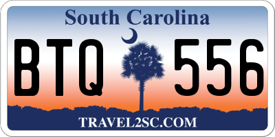 SC license plate BTQ556
